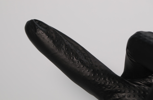 Оптовая цена, экзамен, латексные свободные тяжелые рабочие черные нитриловые перчатки, Одноразовые черные Алмазные перчатки, нитриловые перчатки - Product Image 5