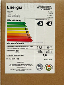 Aire Acondicionado Split de Pared FUTUR con Control por WiFi y Funcionamiento Ultra Silencioso para la Comodidad del Hogar Inteligente Moderno, Aire Acondicionado R32 12 - Product Image 3