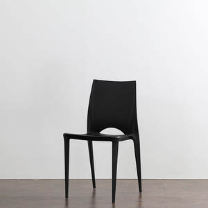 Bellini <b>Chair</b> <b>Plastic</b> Dining <b>Chair</b> Black Rectangular <b>Garden</b> <b>Chair</b> Adult Use - Product Image 1