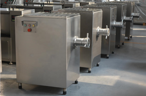 Hachoir à <span class=keywords><strong>viande</strong></span> congelée en acier inoxydable - Hachoir industriel 3HP avec verrou de sécurité et trémie, pour la transformation du bœuf, du porc et de la volaille - Product Image 2