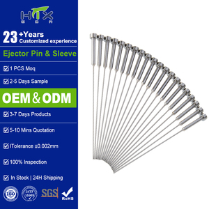 顶杆销压铸套筒销和顶杆套筒用于模具平螺栓集管定制类型注塑模具原始设备制造商工厂 - Product Image 1