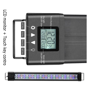 Luces LED superdelgadas <span class=keywords><strong>para</strong></span> <span class=keywords><strong>acuario</strong></span>, lámpara impermeable <span class=keywords><strong>para</strong></span> cultivo de plantas acuáticas de agua dulce, 48W/68W - Product Image 2