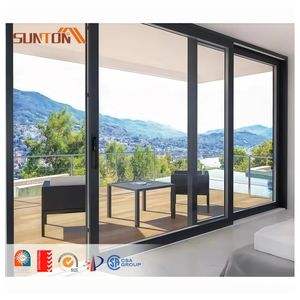 Ensemble de portes coulissantes en verre sur mesure, design moderne de luxe, <span class=keywords><strong>maison</strong></span>, villa, hôtel, chambre intérieure, cadre en aluminium - Product Image 1