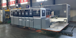 Nouvelle machine automatique d'impression flexographique, de découpe, de pliage et de collage, quatre couleurs, FFG CASE MAKER, 320 pièces/min, Android/iOS - Product Image 4