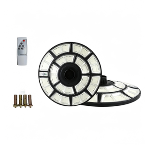 Lámparas Solares <span class=keywords><strong>LED</strong></span> UFO de 200W con Certificación CE IP67, Lámpara de Jardín, 80 <span class=keywords><strong>Luces</strong></span> Solares, Plástico ABS, 24 4-6 Horas de Duración, Cobertura de 180 Grados - Product Image 1