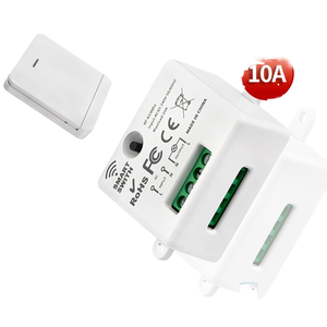 Tuya 433 Mini <span class=keywords><strong>Wifi</strong></span> thông minh không dây điều khiển từ xa chuyển đổi On-Off đơn Zero FireWire điện thoại di động kết nối hệ thống dây điện miễn phí - Product Image 1