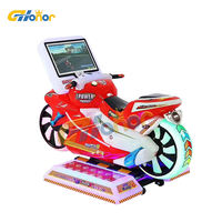 Machine de jeu de pièces de moto électronique, jeux d'arcade pour enfants, simulateur de conduite, Machine de jeu de voiture à pièces