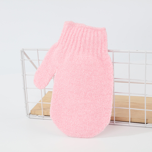 Chứng Nhận Thân Thiện Với Môi Năm Ngón Tay Găng Tay Găng Tay Tắm Pro-Da Nylon Scrubber Dày Hàng Ngày Trở Lại Khăn Cơ Thể Tẩy Tế Bào Chết Bàn Chải Spa Sử Dụng - Product Image 3