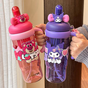 Zuo Mu Kuromi Water Bottle 700Ml Large Capacity Portable <b>Cup</b> With Handle For Students And Outdoor <b>Travel</b> Spring 2025 - Product Image 3