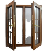 Ventanas abatibles de Upvc con proyecto abierto de estilo europeo, gran oferta de fábrica, superventas, ventana de cristal doble a prueba de sonido con parrillas