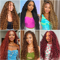 Extensiones de Cabello Humano Virgen 100% Natural, Rizado y Liso, para Crochet, Sin Nudos, Pre-Separadas, Estilo Yaki, para Trenzas