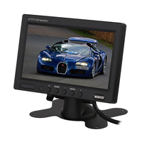 Layar Terpisah OEM/ODM Monitor Mobil Lipat 6 Inci TV 2CH