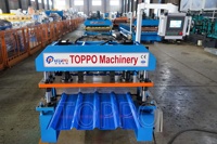 Machine de formage de tôles trapézoïdales en acier TR4 TR5 IBR pour toiture, fournie directement par l'usine
