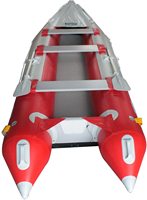 Kayak gonflable de 14,1 pieds pour la pêche, bateau pneumatique de sport, bateau ponton pour la pêche à la dérive
