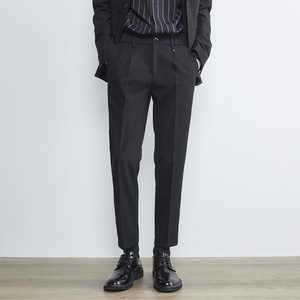 Vente chaude pantalons décontractés hommes nouveau pantalon élastique sans repassage hommes cheville longueur élastique hommes pantalons - Product Image 2