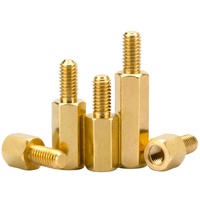 Entretoises hexagonales mâles et femelles en laiton, bronze, alliage de cuivre, acier, revêtement en zinc, M2, M2.5, M3, H59, H62