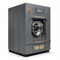 Laveuse-essoreuse industrielle à ressorts en acier inoxydable série SSMA 30 kg entièrement automatique électrique autonettoyante triphasée