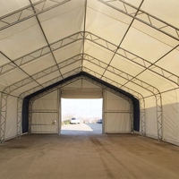 Bâtiments en tissu à structure métallique à travée libre 24x60m, sans poteaux ni supports intérieurs, personnalisables, simples et étanches