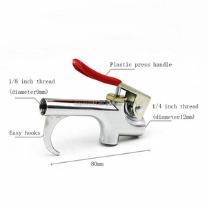 MAXIWORLD Kit de 7 pièces : Pistolet souffleur pneumatique en aluminium avec plusieurs buses pour le nettoyage de la poussière - Product Image 2