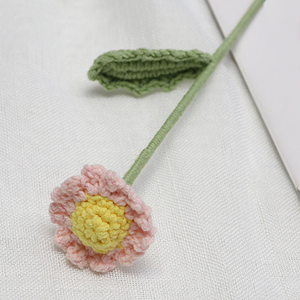 กิ่งดอกเดซี่คาโมมายล์ขนาดเล็ก อุปกรณ์เสริมช่อดอกไม้เจ้าสาวแบบถือ รวมถึงถัง ตะกร้า ของตกแต่ง - Product Image 5