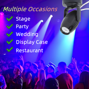 <span class=keywords><strong>Focos</strong></span> <span class=keywords><strong>Miniatura</strong></span> Modernos para Escenario y Sala de Estar - <span class=keywords><strong>LED</strong></span> Ligeros con Material ABS, Ángulo de Haz de 120 Grados, Clasificación IP20 - Product Image 4