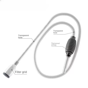Siphon semi-automatique pour aquarium 1,5 m/1,7 m avec valve de contrôle du débit, accessoires pour aquarium, nettoyage du sable du réservoir à poissons - Product Image 2