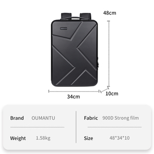 Custom Logo High Quality Waterproof Travel Hard-shell Bag Anti Theft Combination Lock Lightweight Large Capacity <strong>Laptop</strong> <strong>Backpack</strong> - Product Image 2