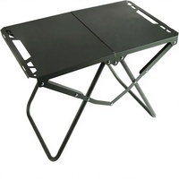 Table de camping pliante en aluminium, portable, hauteur réglable, panneaux modulaires, support léger, voyages, expéditions, randonnée