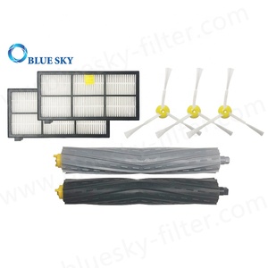 Piezas de aspiradora robótica, Kit Compatible con iRobot Roombas 800, <span class=keywords><strong>serie</strong></span> <span class=keywords><strong>900</strong></span>, 860, 870, 871, 880, 960, 980, filtro - Product Image 1