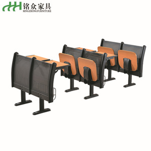 Conjunto de mesa y sillas metálicas para aula escolar y uso en exteriores Mingzhong Furniture Row Of Chairs MG-P186H - Product Image 4