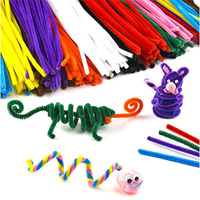 Limpiapipas de Chenilla al por Mayor para Decoración Artesanal Gótica de Halloween y Navidad, Venta a Granel