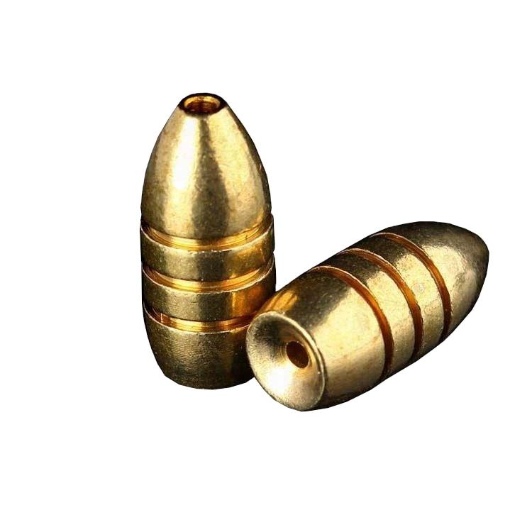 Wholesale Copper Bullet Weights Durable Fishing Sinkers
