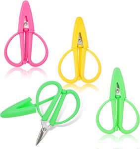 Mini Small Sharp <b>Scissors</b> All Purpose with Cover Tiny Detail <b>Scissor</b> for Travel Crafts <b>Sewing</b> Embroidery DIY - Product Image 1