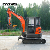 Fabricant chinois d'excavatrices lourdes certifiées CE LTMG, excavatrice de 5 tonnes, 6 tonnes, 8 tonnes, 9 tonnes, 12 tonnes, grande excavatrice de qualité supérieure