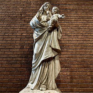 <span class=keywords><strong>Sculpture</strong></span> personnalisée de figure féminine religieuse en marbre blanc pour la décoration de la maison - Product Image 4
