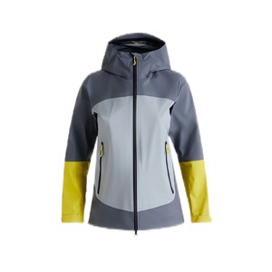Women's XL Size Color-Blocked Soft Shell Winter Hiking <strong>Suit</strong> Breathable Windproof Zipper Closure Waterproof Print Plus Size - Product Image 2