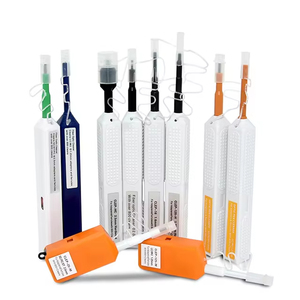 Outil de nettoyage de câble à fibre optique personnalisable One <span class=keywords><strong>Click</strong></span> 2,5 mm SC/ST/FC, stylo de nettoyage de fibre optique 1,25 mm <span class=keywords><strong>LC</strong></span>, logo gratuit - Product Image 1