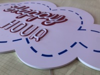 Letrero Luminoso LED de Neón Personalizado con la Frase 'Good Vibes', Panel Acrílico Decorativo, Letrero Luminoso para Oficina, Proveedores de Fábrica en China