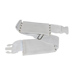 <span class=keywords><strong>Ceinture</strong></span> ethnique blanche pour hommes musulmans, Ihram pour la pèlerinage, avec boucle en résine à anneau en D, <span class=keywords><strong>deux</strong></span> poches, logo imprimé en fer, marque Boran, décontractée - Product Image 3