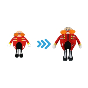 ตุ๊กตาโซนิคเฮดจ์ฮ็อกแบบใหม่ ออกแบบเองได้ ขายส่ง ตุ๊กตาโซนิคเฮดจ์ฮ็อกน่ารัก ของเล่นตุ๊กตาสัตว์น่ารัก - Product Image 2