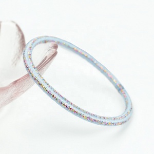 Accessori Boutique fascette promozionali per capelli metallizzato Glitter oro Mix elastici di colore Lurex elastici - Product Image 5