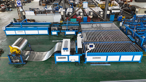 Tự động Duct dây chuyền sản xuất 5 ống làm máy dòng 5 tấm kim loại vòng ống Ống máy - Product Image 3