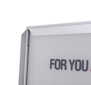 Clip sur cadre Led A0 A1 A3 A4 <span class=keywords><strong>profil</strong></span>é en aluminium A2 panneau LED bord éclairé ultra mince boîte à lumière Snap cadre Led Lightbox - Product Image 6