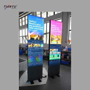 Support publicitaire pliable <span class=keywords><strong>pour</strong></span> bannière, avec fabrication de tension, support vertical, règle à crayon, règle à peigne, tissu, boîte lumineuse rotative, moteur - Product Image 5
