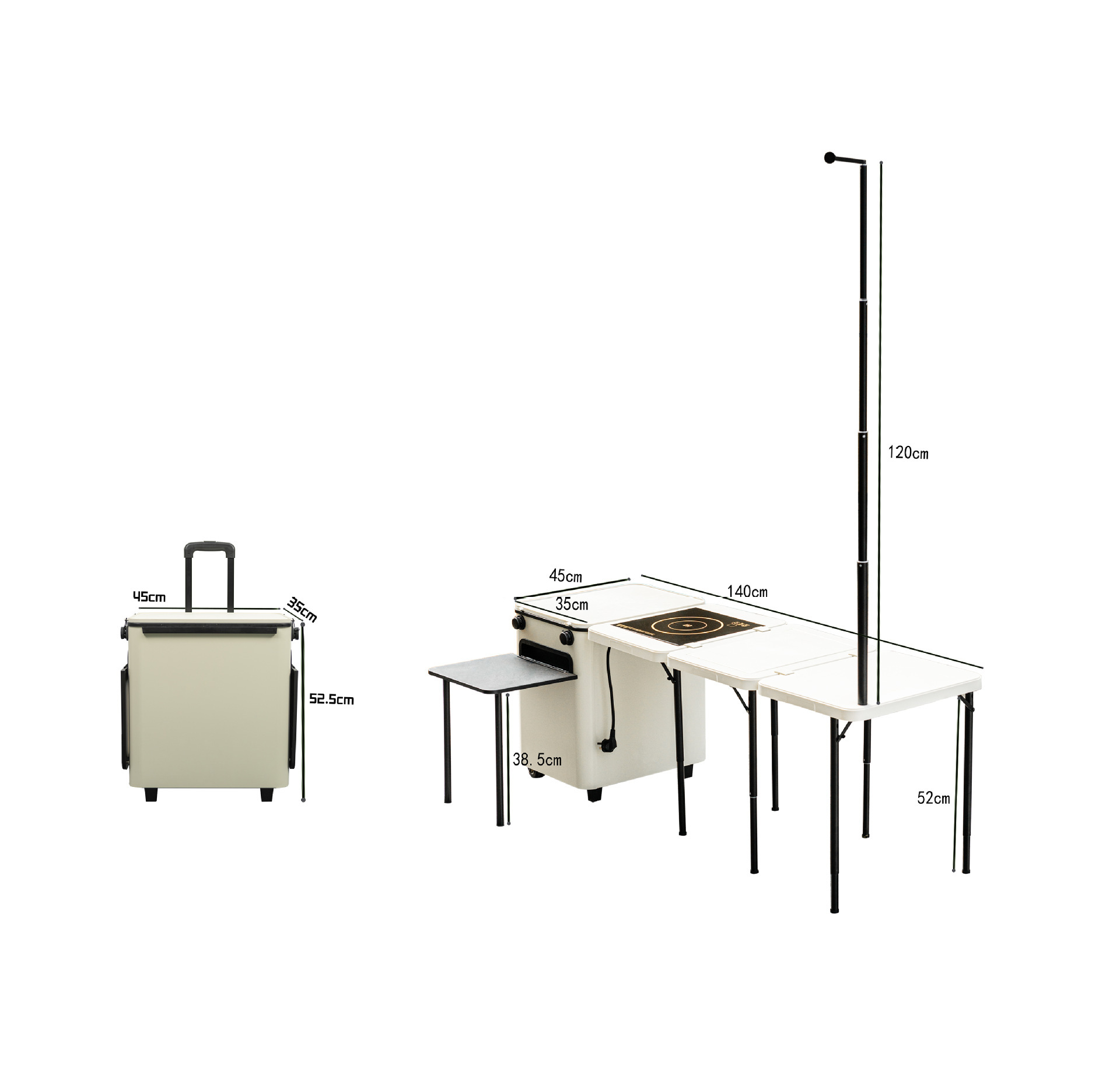 Module mini cuisinière à induction