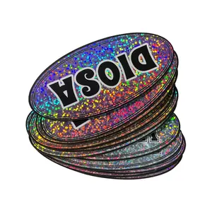 Custom 3D Hologram Tampered Laser Security Anti-counterfeit Label Mylar Bag Sticker PVC Waterproof Adhesive Sticker Removable