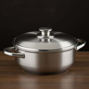 Casseruola Vitrocor con Coperchio 2.5 Qt in Acciaio Inossidabile, Pirofila Rotonda Adatta al Forno - Product Image 3
