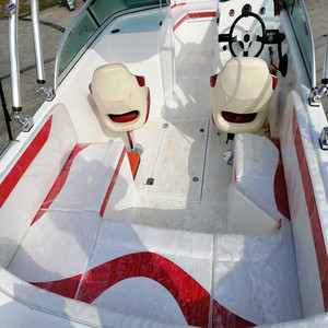 Bateau de pêche FLIT de 19 pieds (5,8 m) à coque en fibre de verre multifonctionnel, bateau de plaisance rapide avec moteur - Product Image 6