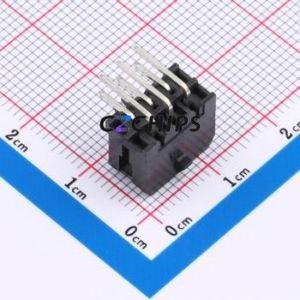 ZX-MX3.0-2-3PWZ Wire-to-Board Pin Header Bent Lead Through Hole,P=3mm Connector 2x3P 3mm Right Angle Insert Micro-Fit (MX 3.0) - Product Image 2