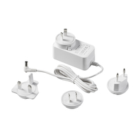 Adaptateur de voyage universel 36W 12V 3A 24V 1.5A avec prises interchangeables certifiées CE FCC KC PSE SAA RCM UKCA, garantie 2 ans